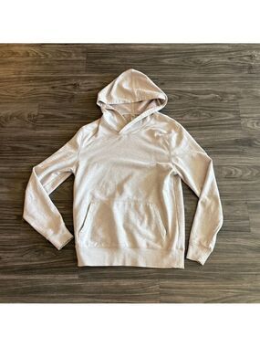Mens Alternative Apparel  Cream Hooded Lightweight Sweatshirt